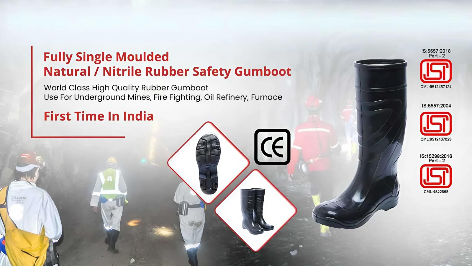 Rubber Gumboot Manufacturers in Delhi