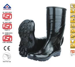 Shield Fire Mens Rubber Gumboot Manufacturers in Amritsar